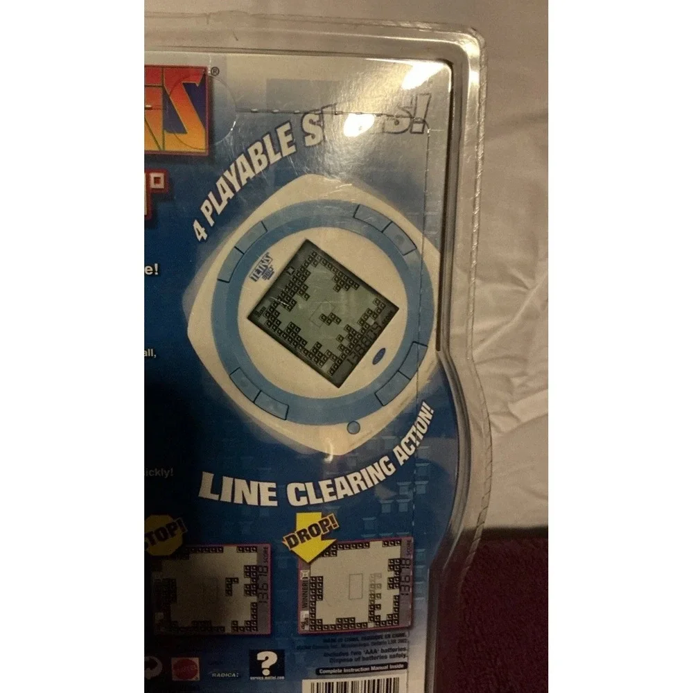 TETRIS 360° Electronic Handheld Game Radica Mattel 2008